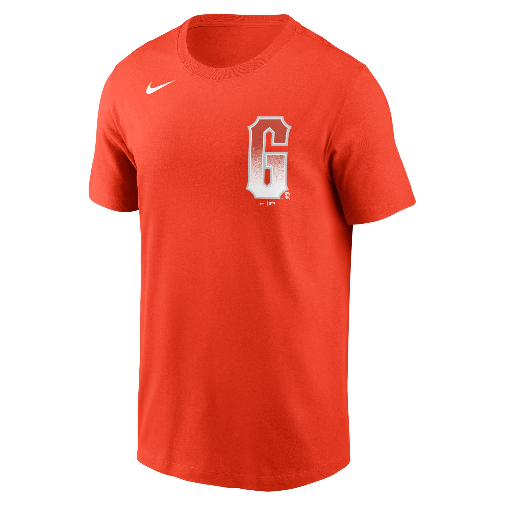 Nike Men's San Francisco Giants Buster Posey #28 Orange 2021 City Connect T-Shirt product image