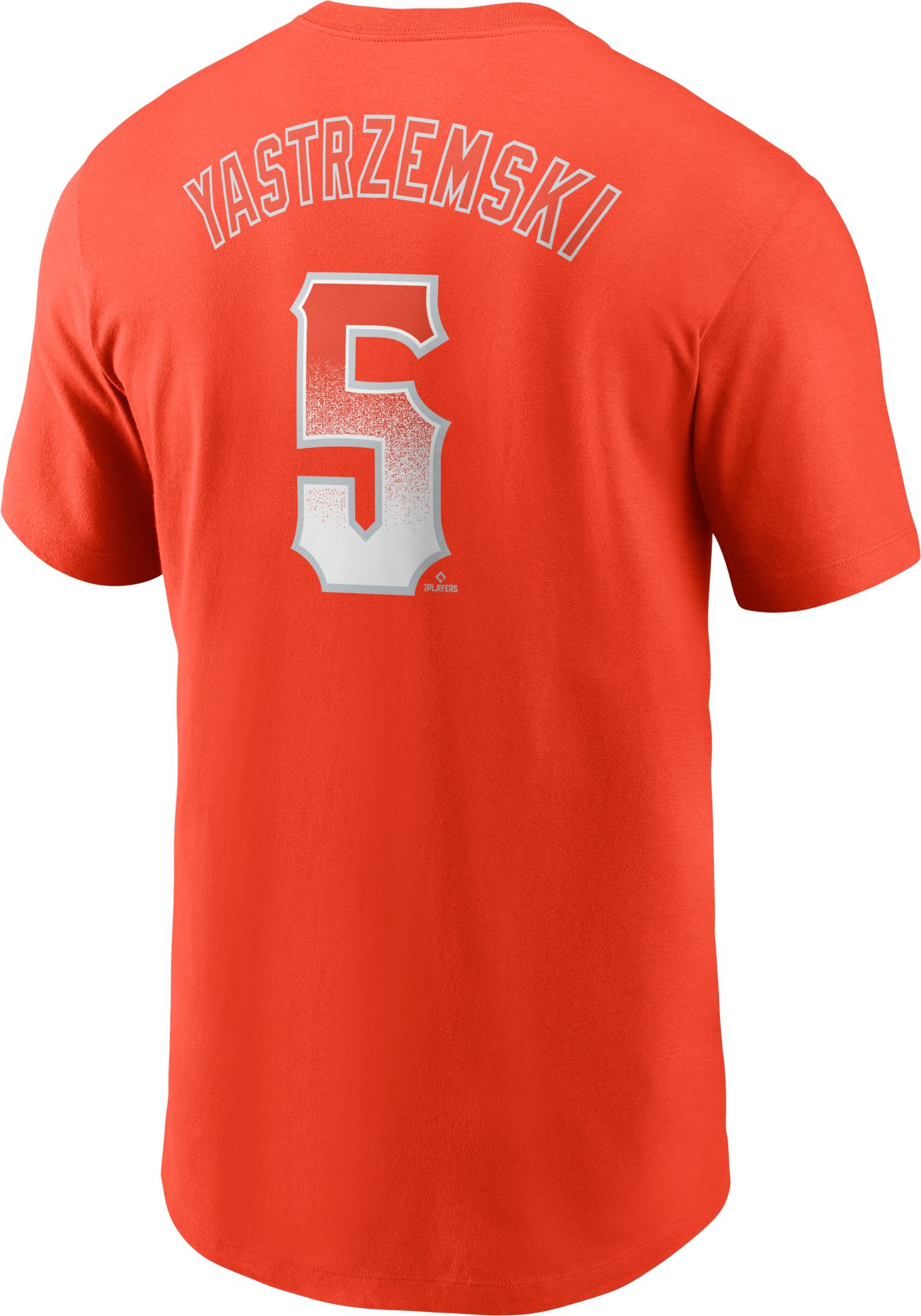 Nike Men's San Francisco Giants Mike Yastrzemski #5 Orange T-Shirt product image