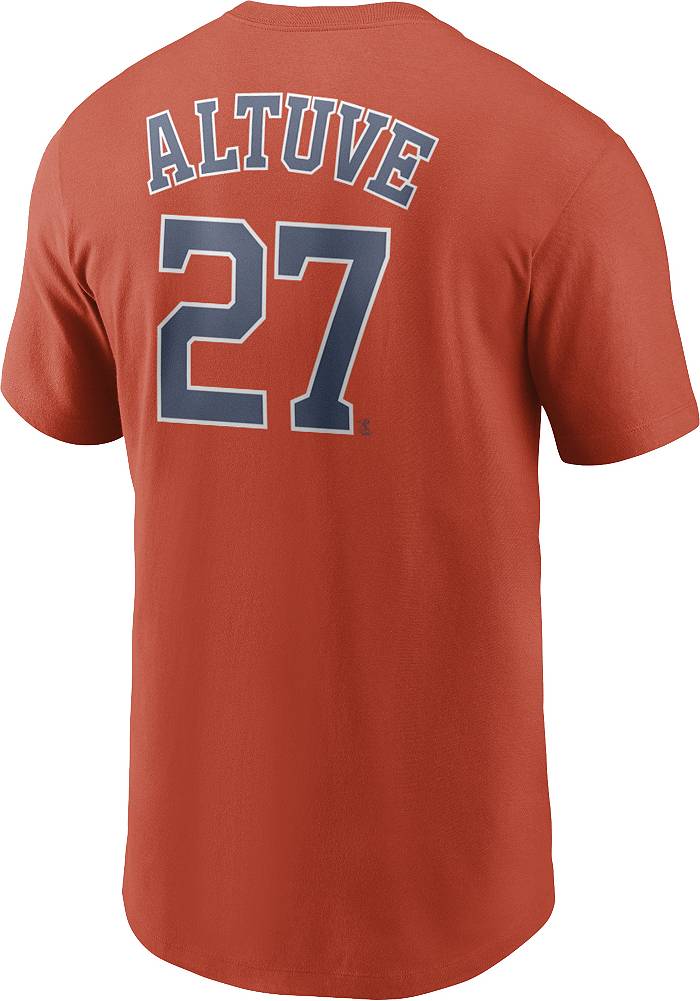 Houston Astros Men's 3/4 Sleeve T- Shirt Gray & Orange Under Amour