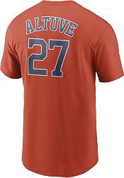 Nike Men's Houston Astros Jose Altuve #27 Orange T-Shirt product image