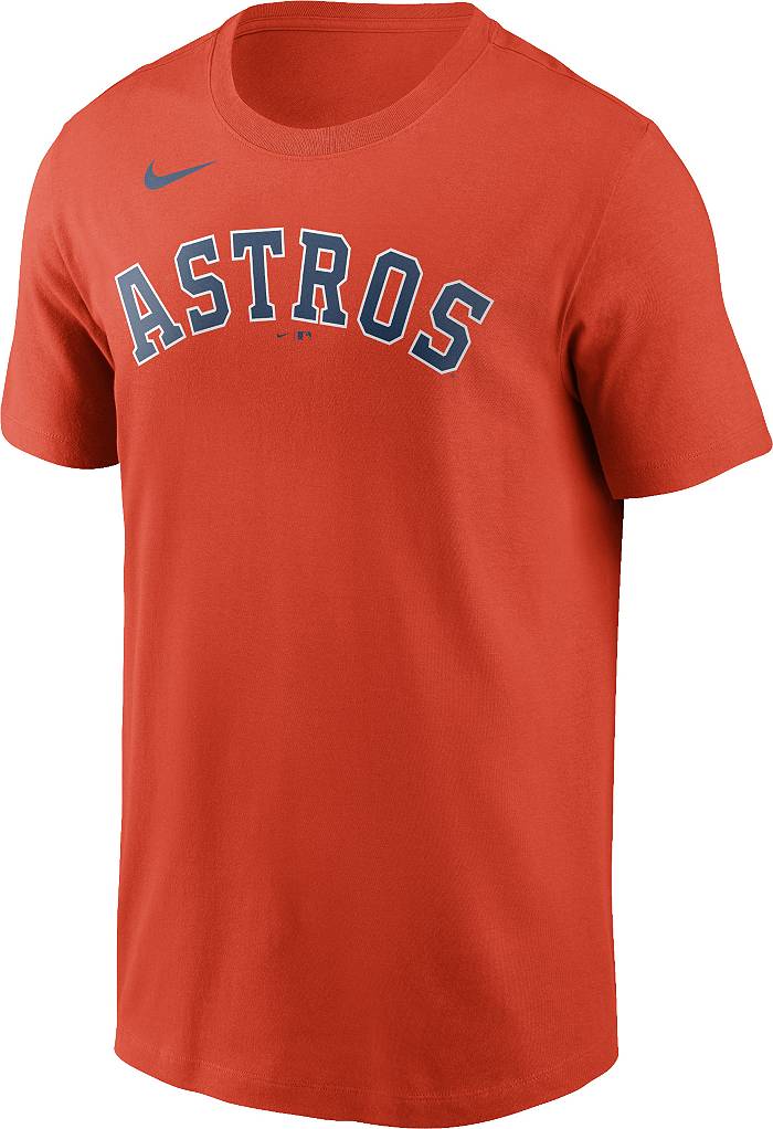 Nike Men's Houston Astros Jose Altuve #27 Orange T-Shirt