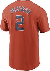 Nike Men's Houston Astros Alex Bregman #2 Orange T-Shirt product image