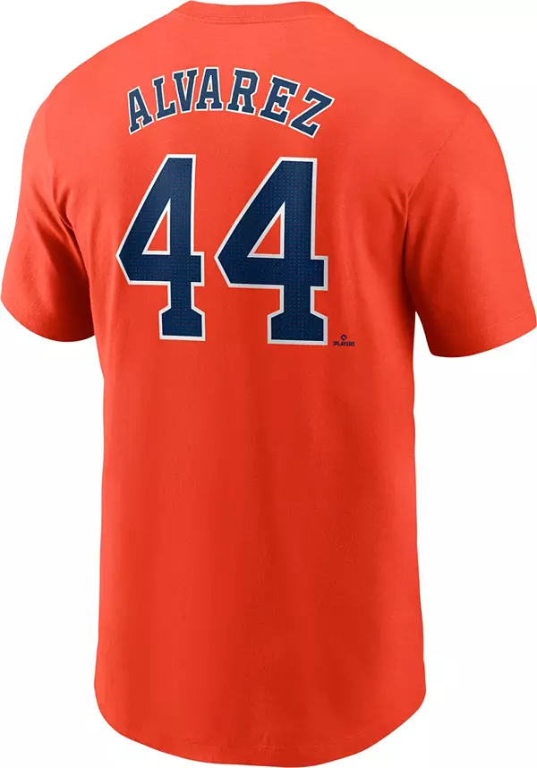 Nike Men's Houston Astros Yordan Álvarez #44 Navy T-Shirt