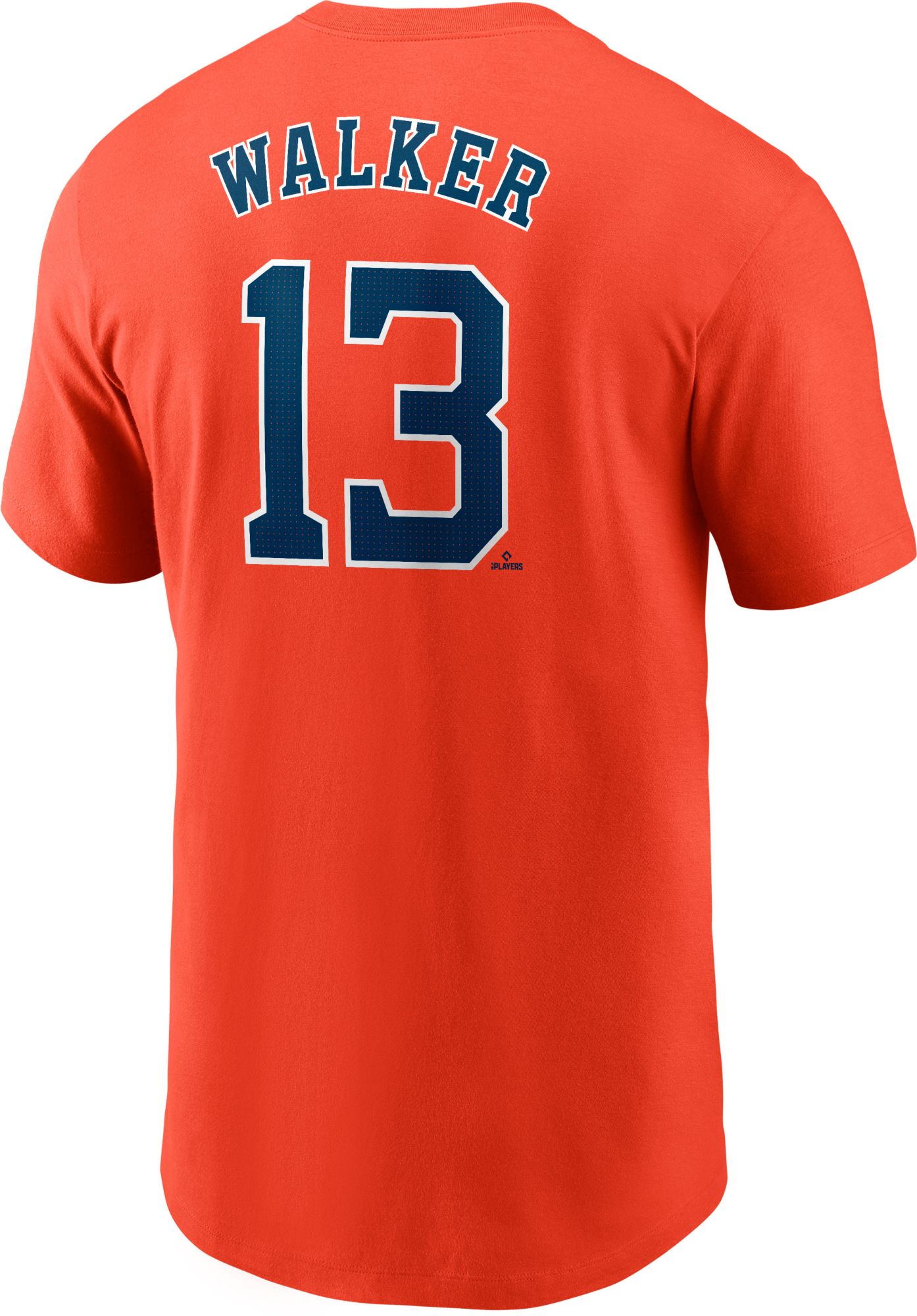 Nike Men's Houston Astros Christian Walker #13 Orange T-Shirt product image