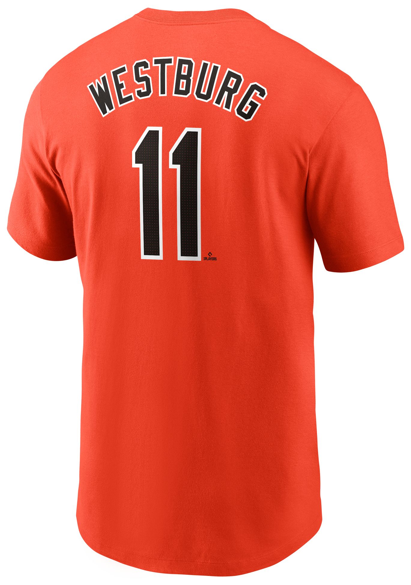 Nike Men's Baltimore Orioles Jordan Westburg #11 Orange Home T-Shirt product image