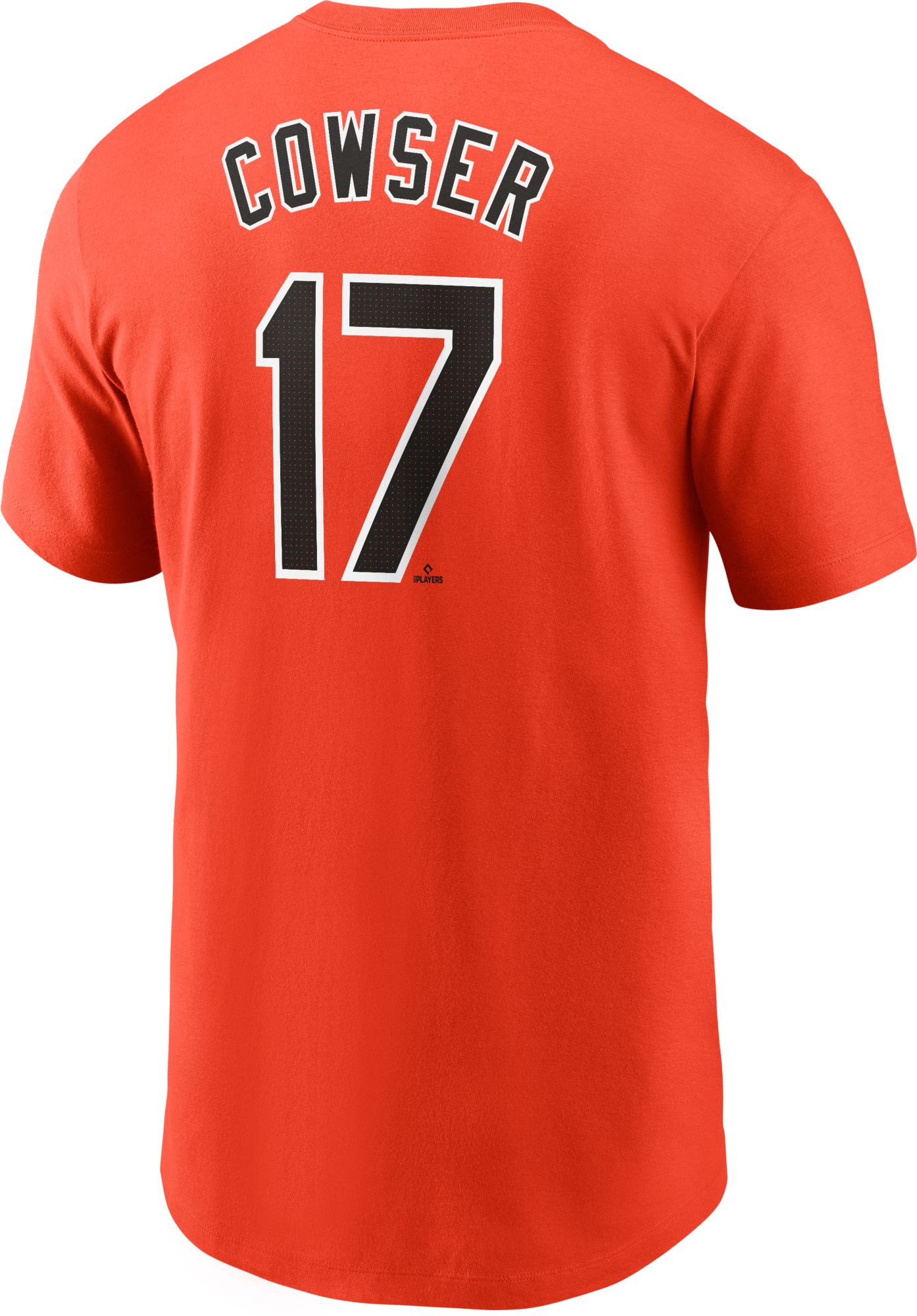 Nike Men's Baltimore Orioles Colton Cowser #17 Orange T-Shirt product image