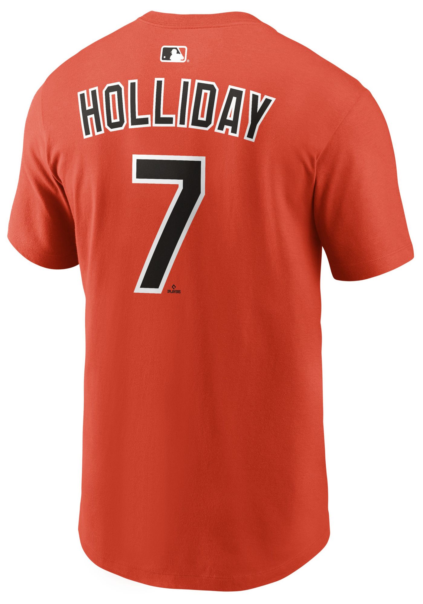 Nike Men's Baltimore Orioles Jackson Holliday #7 Orange Home T-Shirt product image