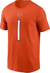 Nike Men's Chicago Bears Justin Fields #1 Orange T-Shirt product image