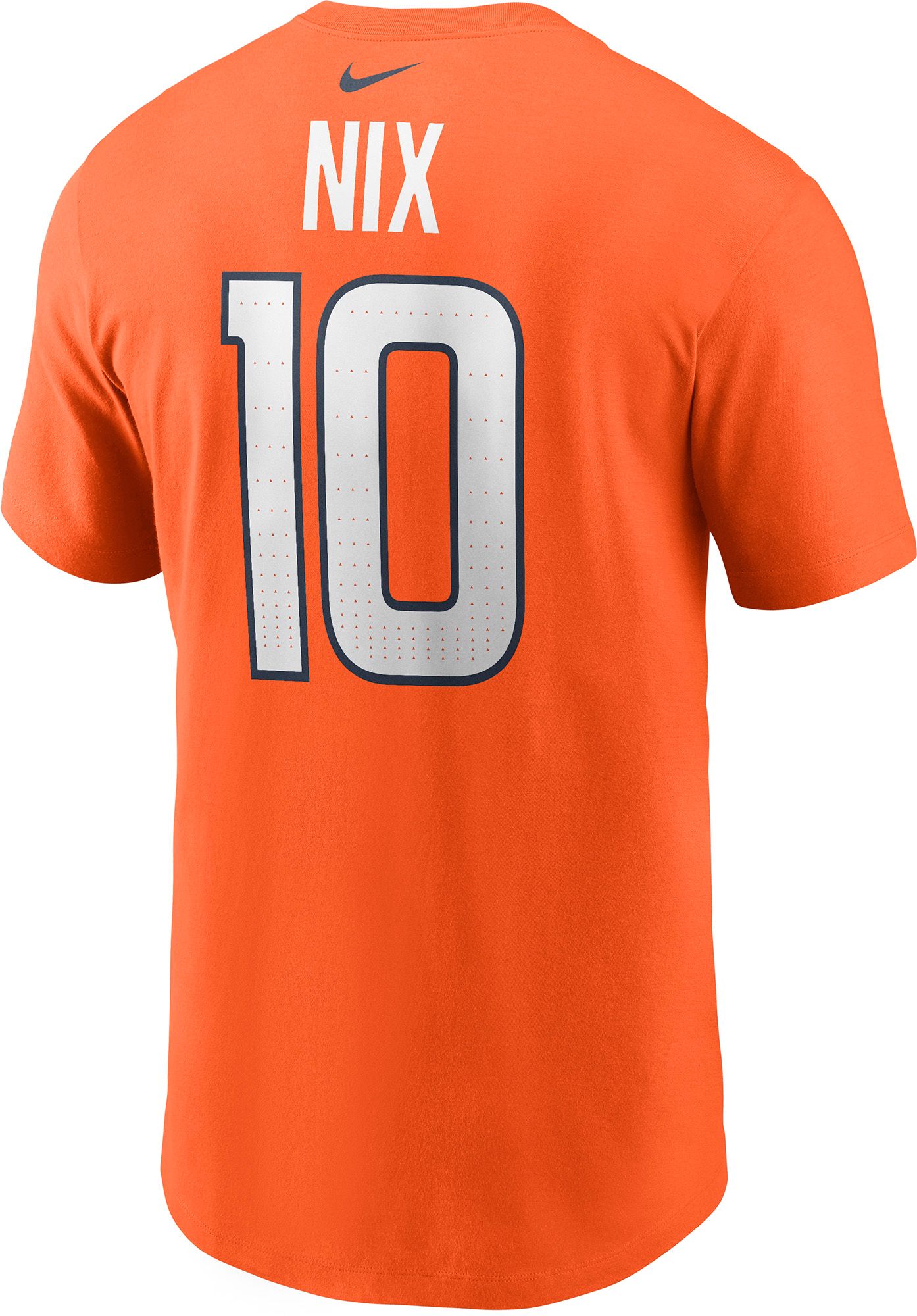 Nike Men's Denver Broncos Bo Nix #10 Orange T-Shirt product image