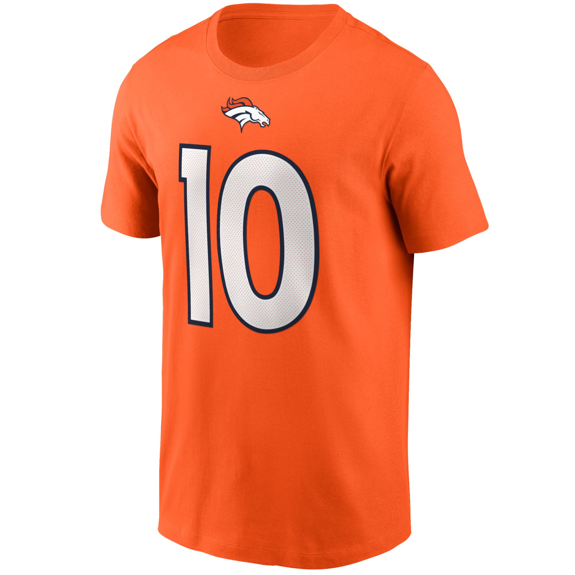 Denver Broncos No10 Jerry Jeudy Men's Nike Team Logo Dual Overlap Limited Jersey Black