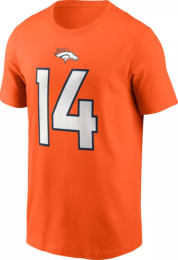 Nike Men's Denver Broncos Courtland Sutton #14 Orange T-Shirt
