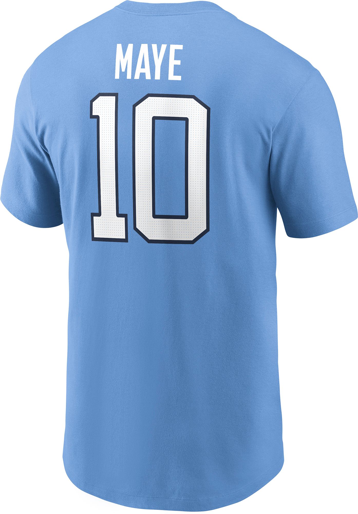 Jordan Men's North Carolina Tar Heels Drake Maye #10 Carolina Blue Jersey T-Shirt product image