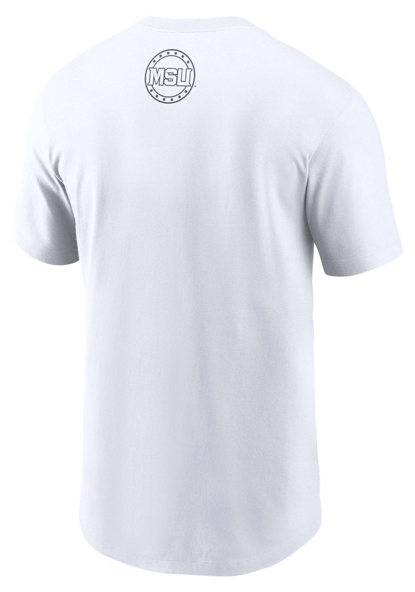 Nike Men's Michigan State Spartans White Football Fan T-Shirt product image