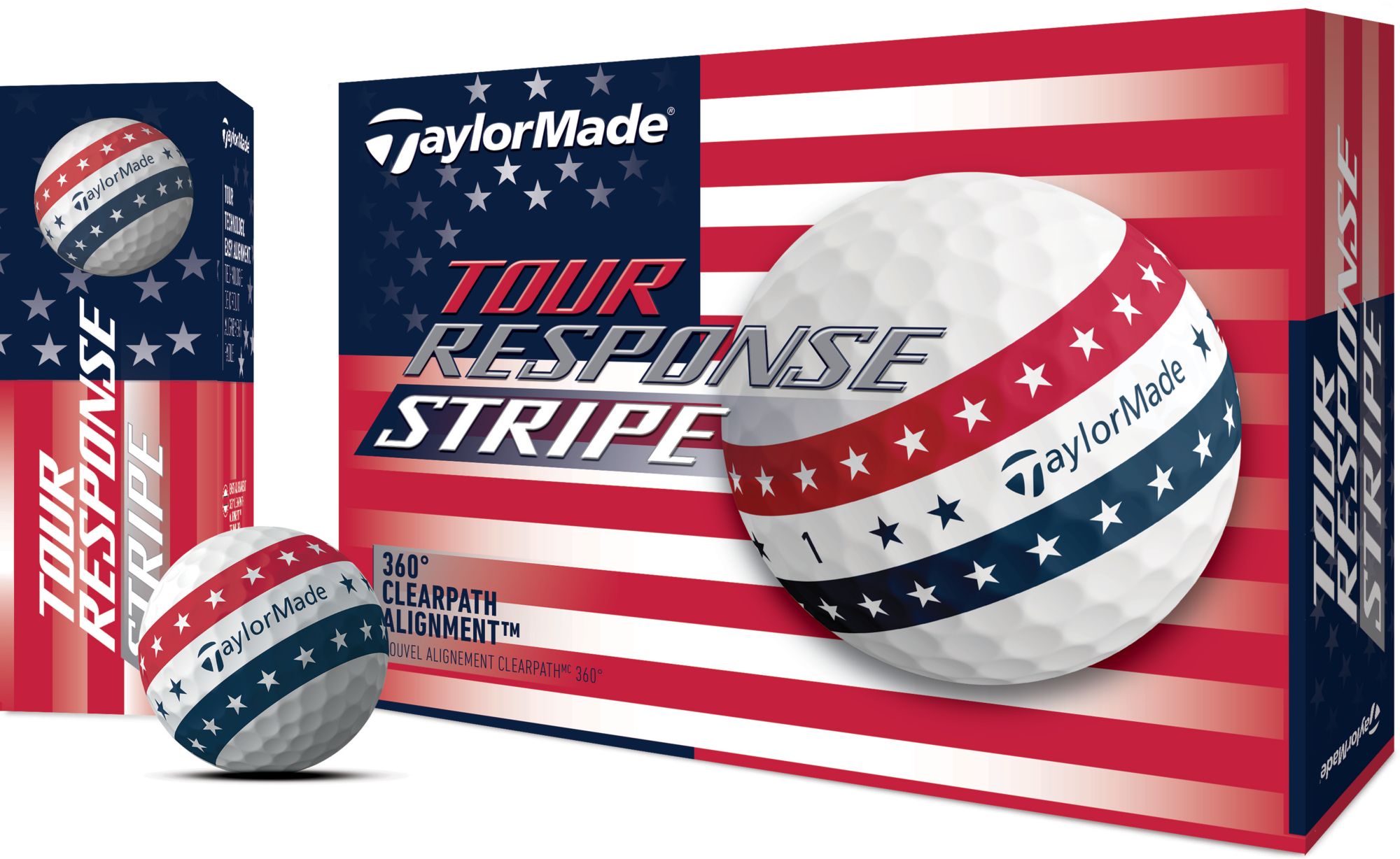 TaylorMade Tour Response Stripe USA Golf Balls product image