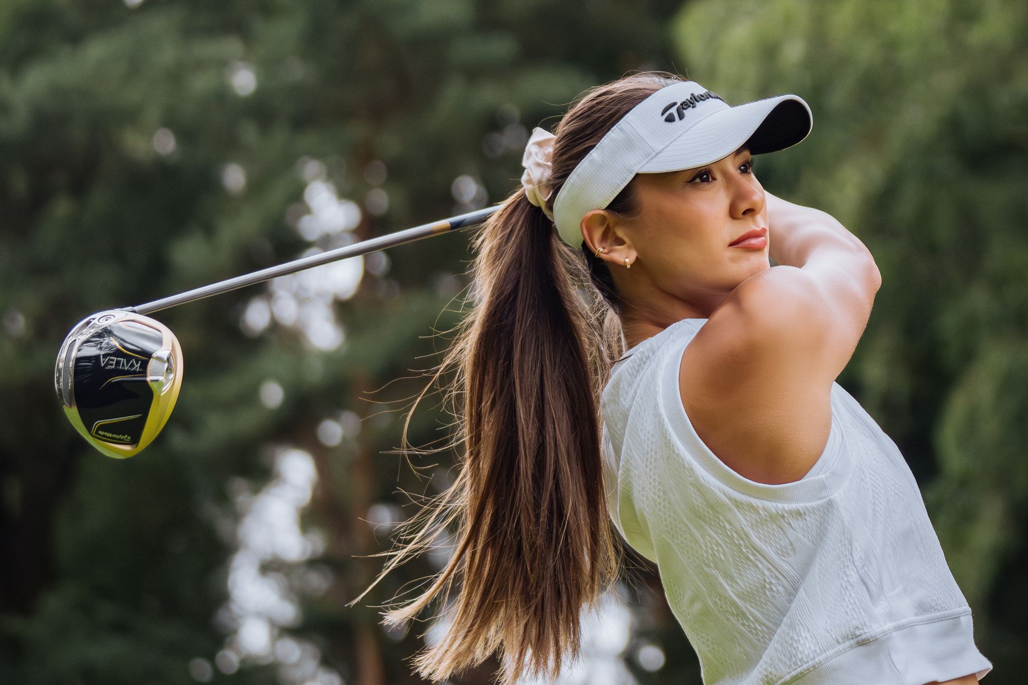 TaylorMade Women's Kalea Gold Cart Bag 10-Piece Complete Set product image