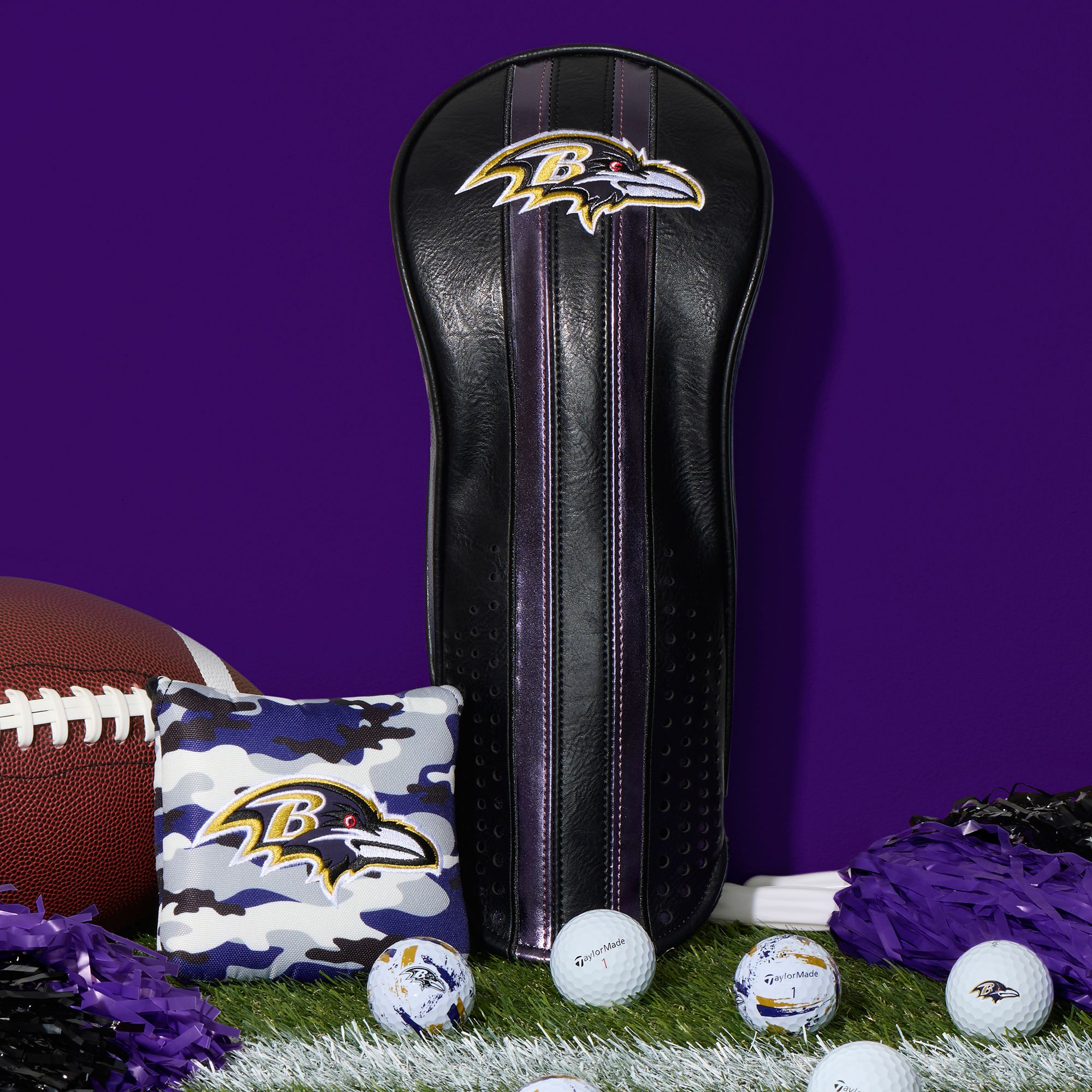 TaylorMade Baltimore Ravens Mallet Putter Headcover product image