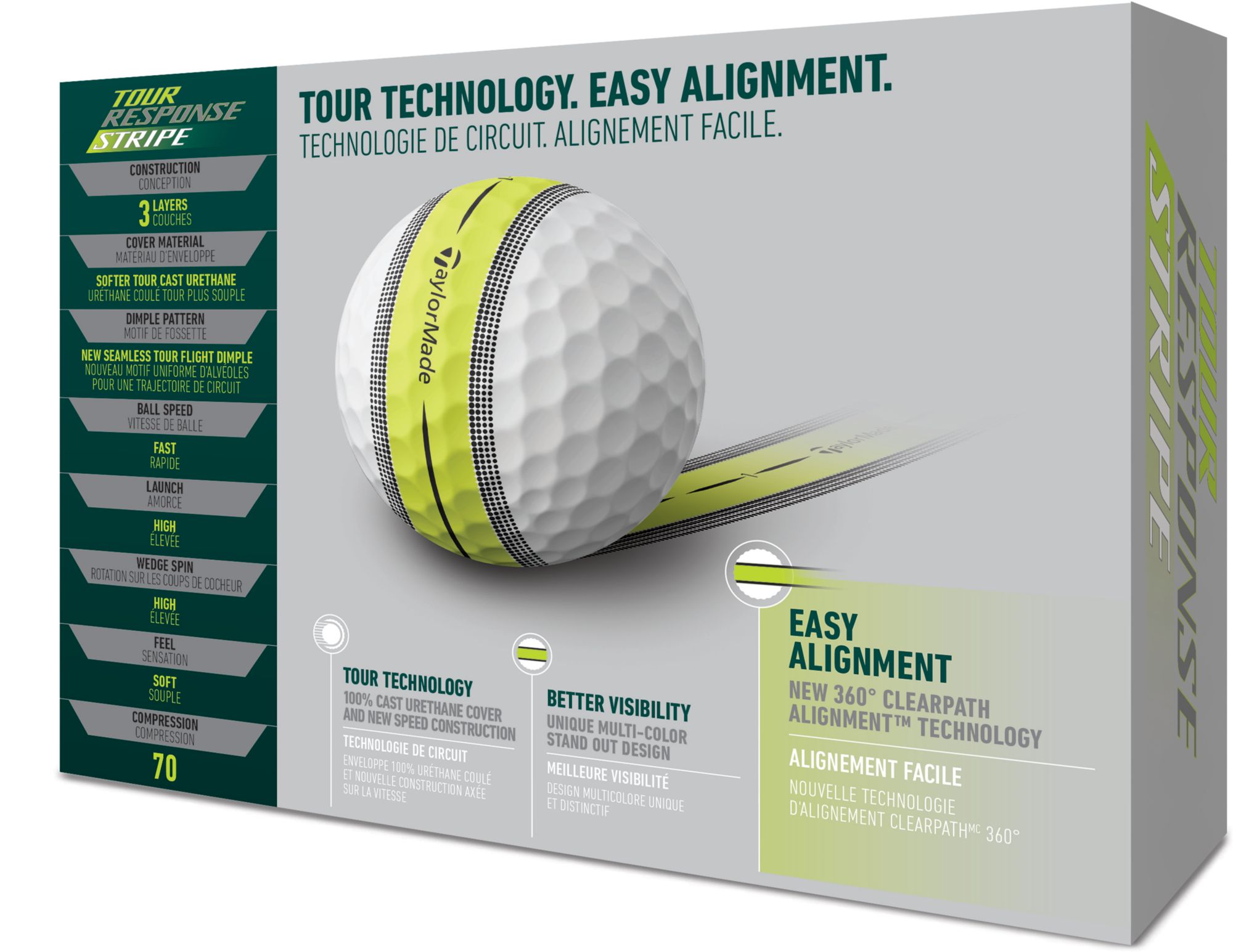 TaylorMade Tour Response Stripe Golf Balls product image