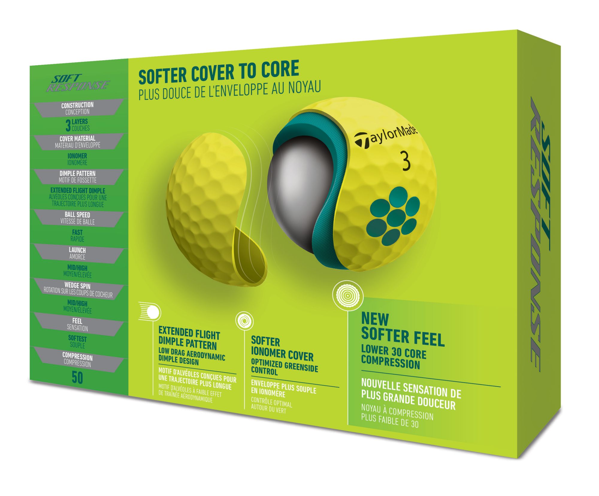 TaylorMade 2022 Soft Response Golf Balls