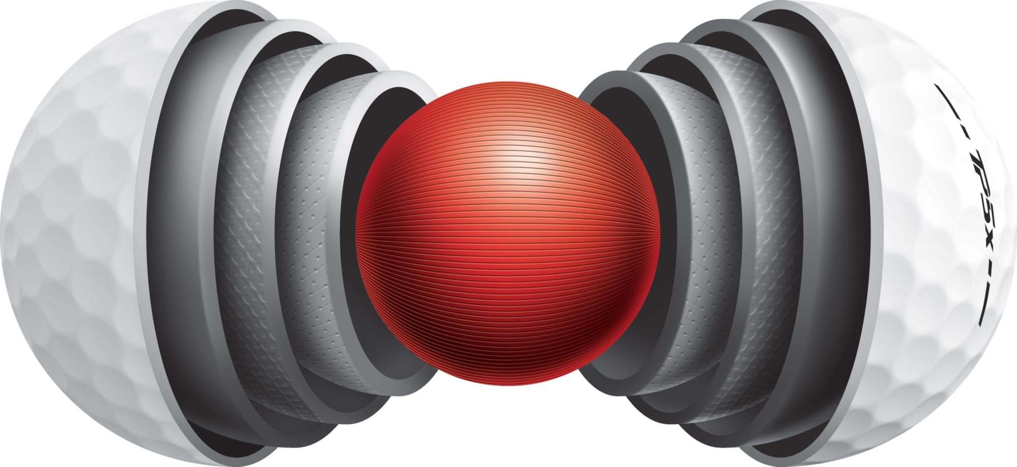 TaylorMade 2024 TP5X Golf Balls product image