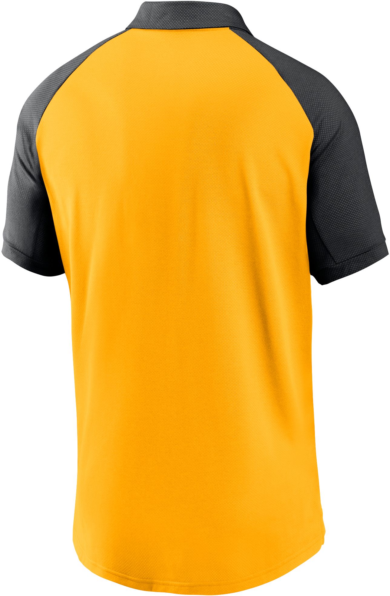 Nike Men's Pittsburgh Pirates Yellow Dri-FIT Legacy Raglan Polo product image