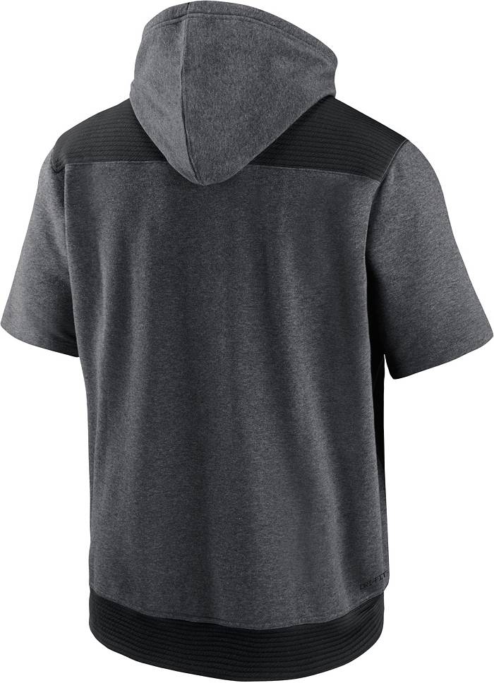 Nike Men's Chicago White Sox Gray Dri-FIT Flux Short Sleeve Quarter-Zip  Hoodie