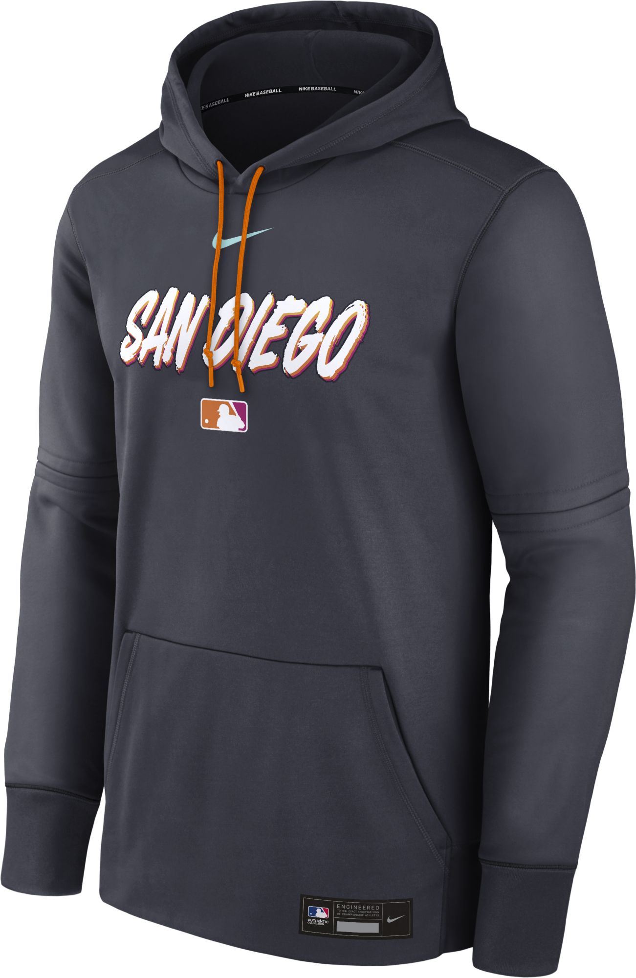 Nike Men's San Diego Padres 2026 City Connect Therma Authentic Collection Hoodie product image