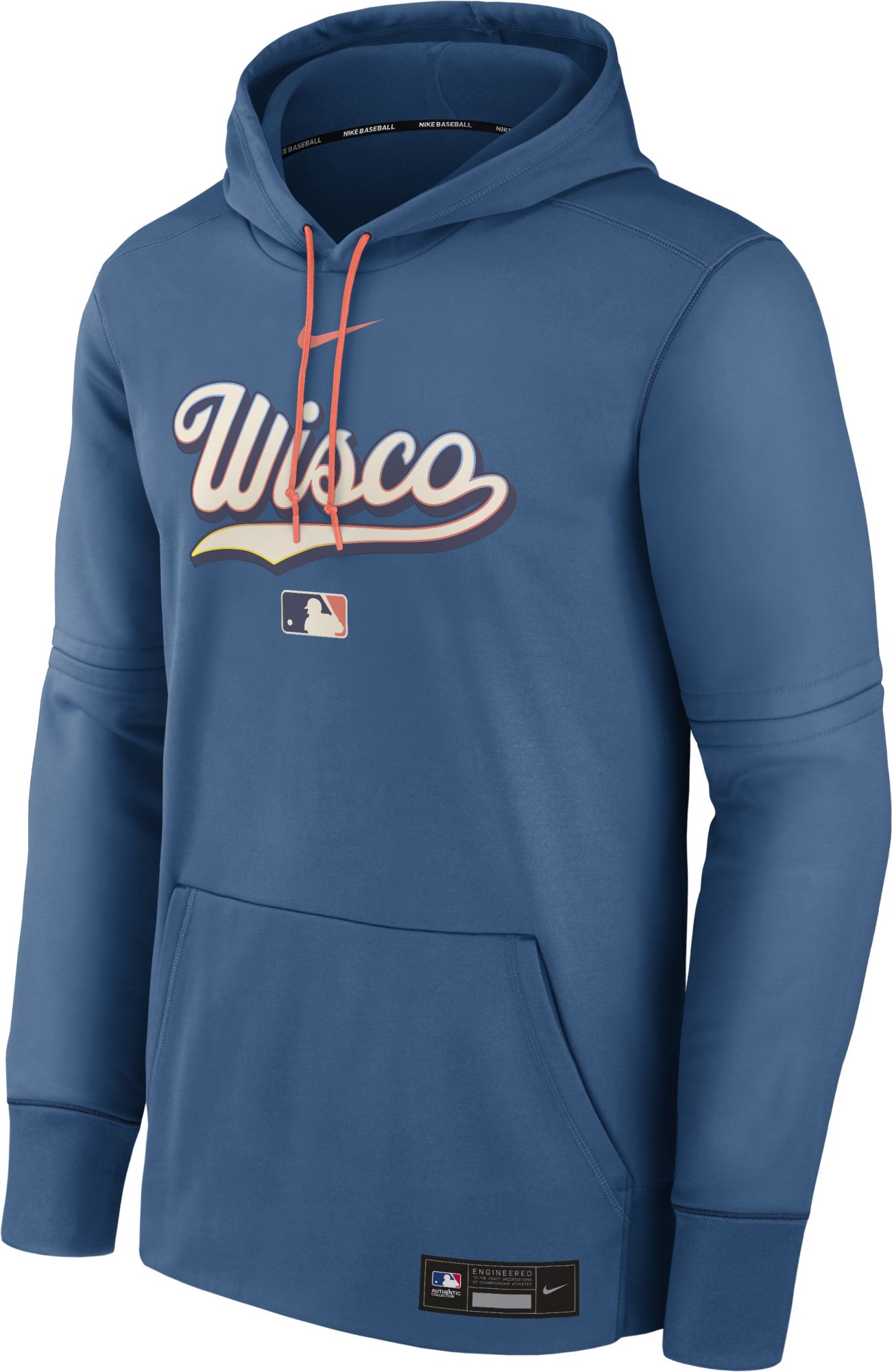 Nike Men's Milwaukee Brewers 2026 City Connect Therma Authentic Collection Hoodie product image
