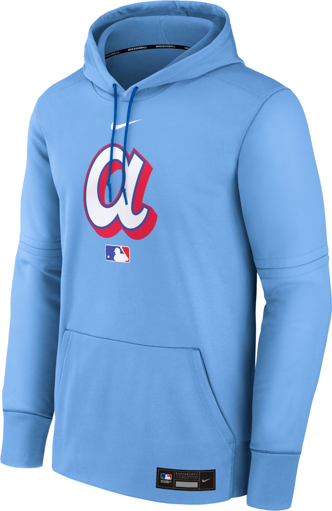 Nike Men's Atlanta Braves 2026 City Connect Therma Authentic Collection Hoodie product image