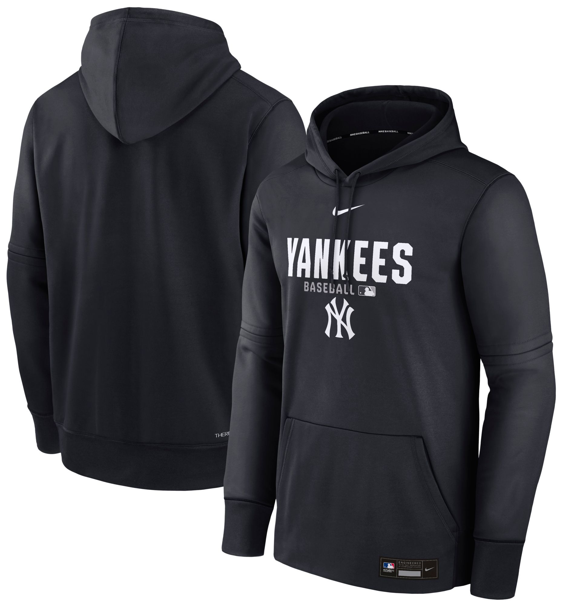 Nike Men's San Francisco Giants Blue Authentic Collection Therma Hoodie product image