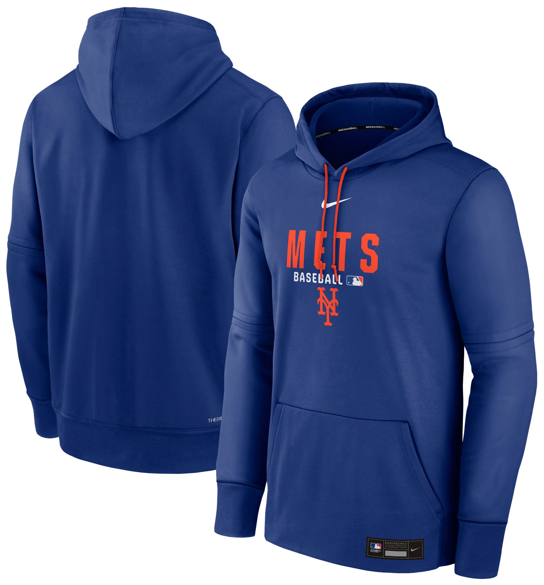 Nike Men's Philadelphia Phillies Blue Authentic Collection Therma Hoodie product image