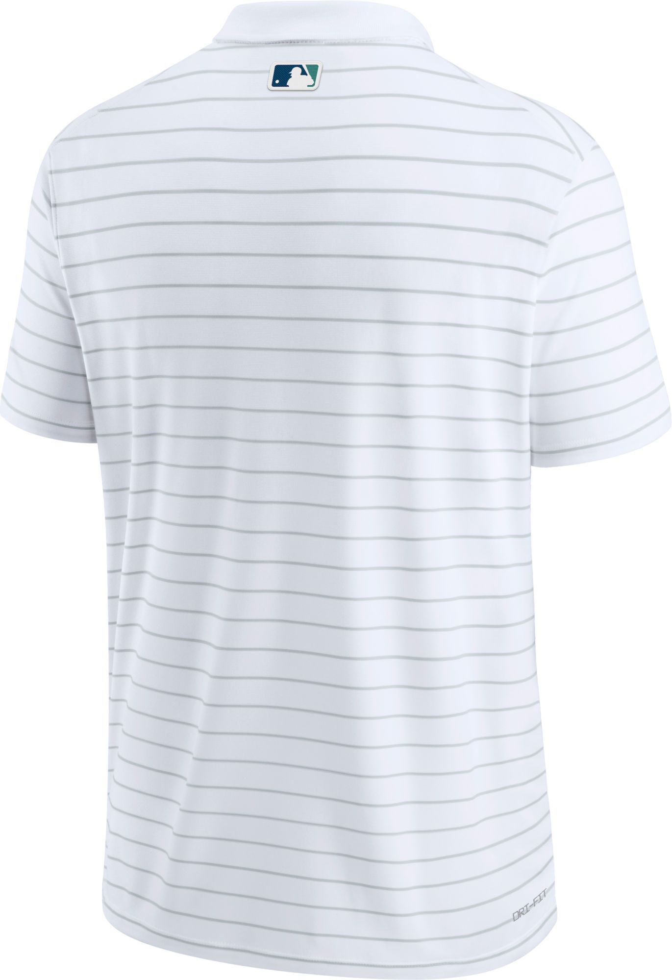 Nike Men's Seattle Mariners White Striped Polo product image