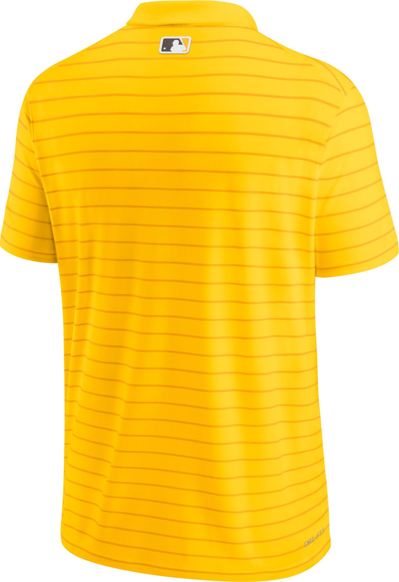 Nike Men's San Diego Padres Yellow Striped Polo product image