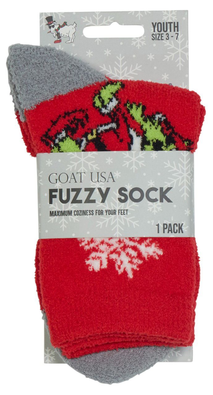 GOAT USA Naughty Santa Fuzzy Socks - Youth product image