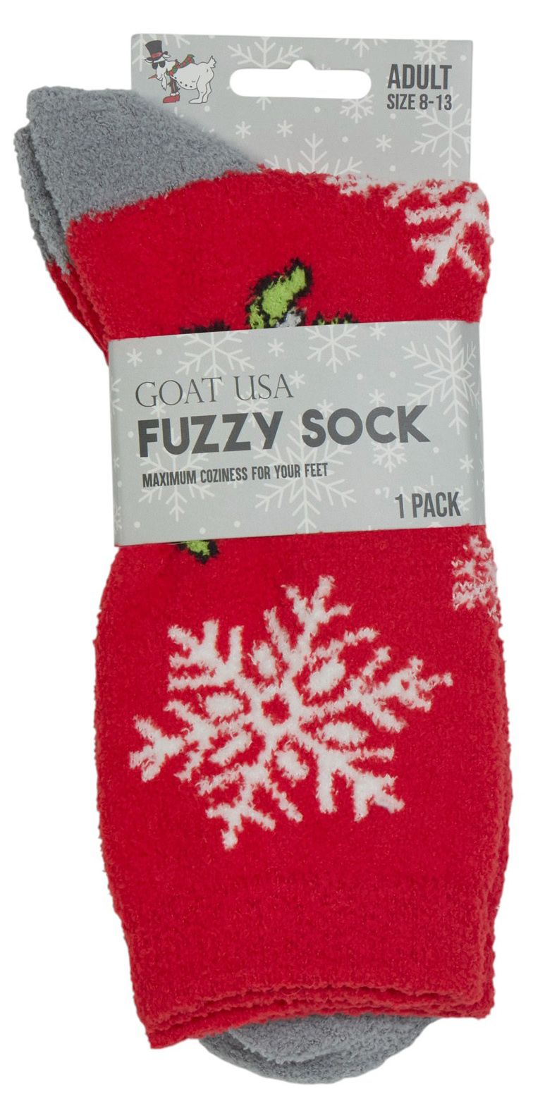 GOAT USA Naughty Santa Fuzzy Socks - Adult product image