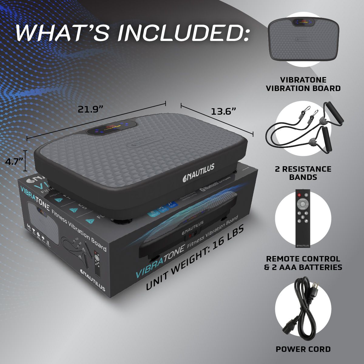 Nautilus Vibratone Pro Vibration Plate
