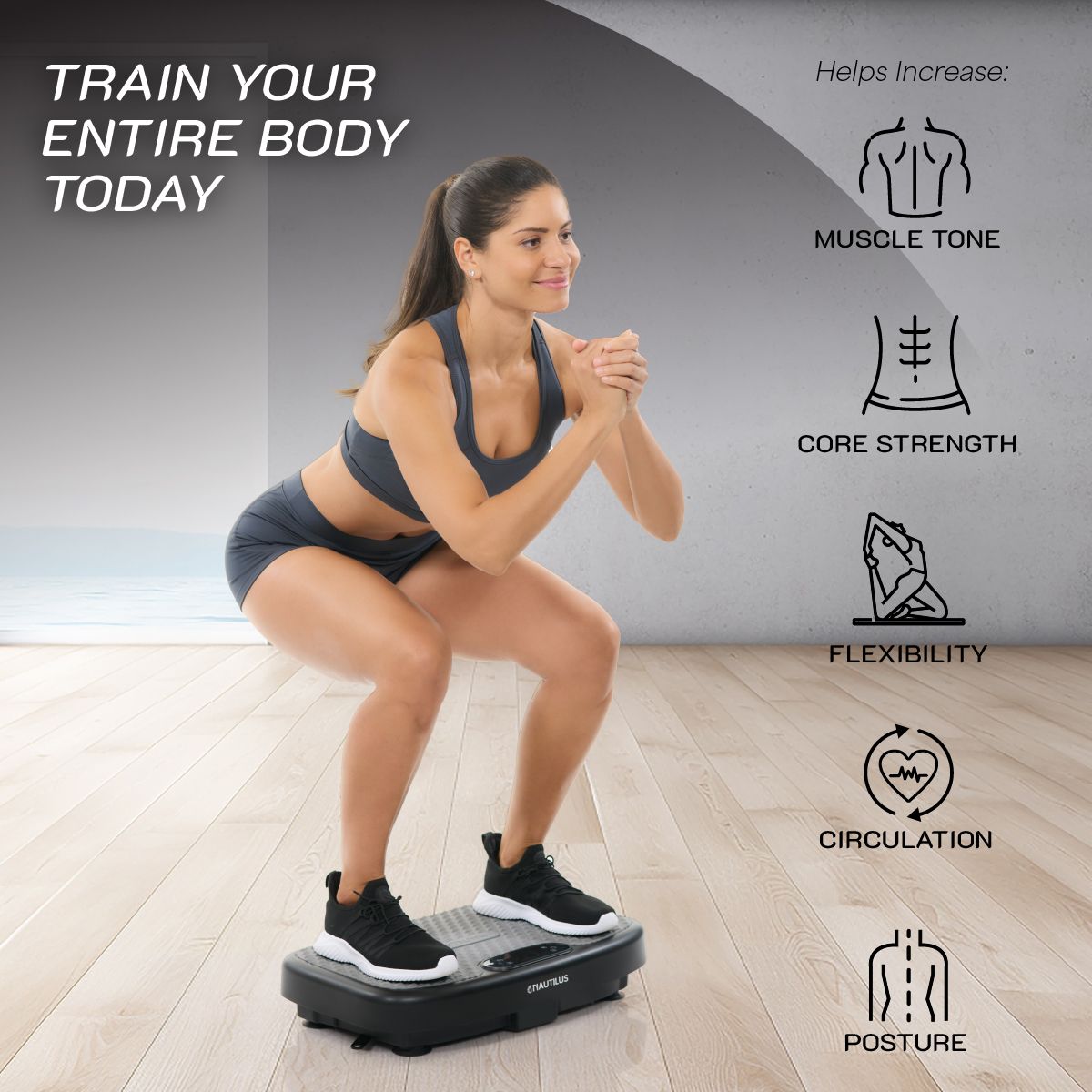 Nautilus Vibratone Pro Vibration Plate