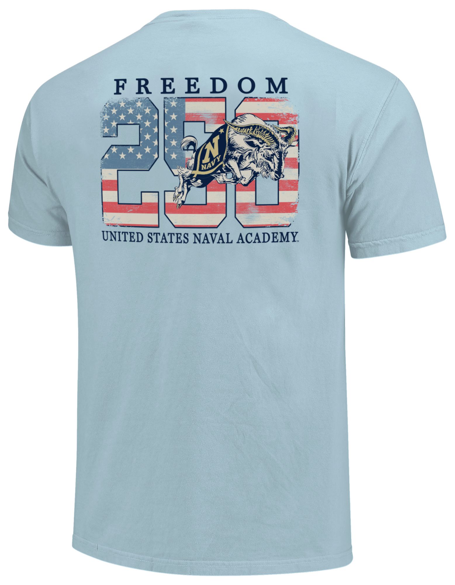 Image One Men's Navy Midshipmen Chambray Mascot 250 T-Shirt product image