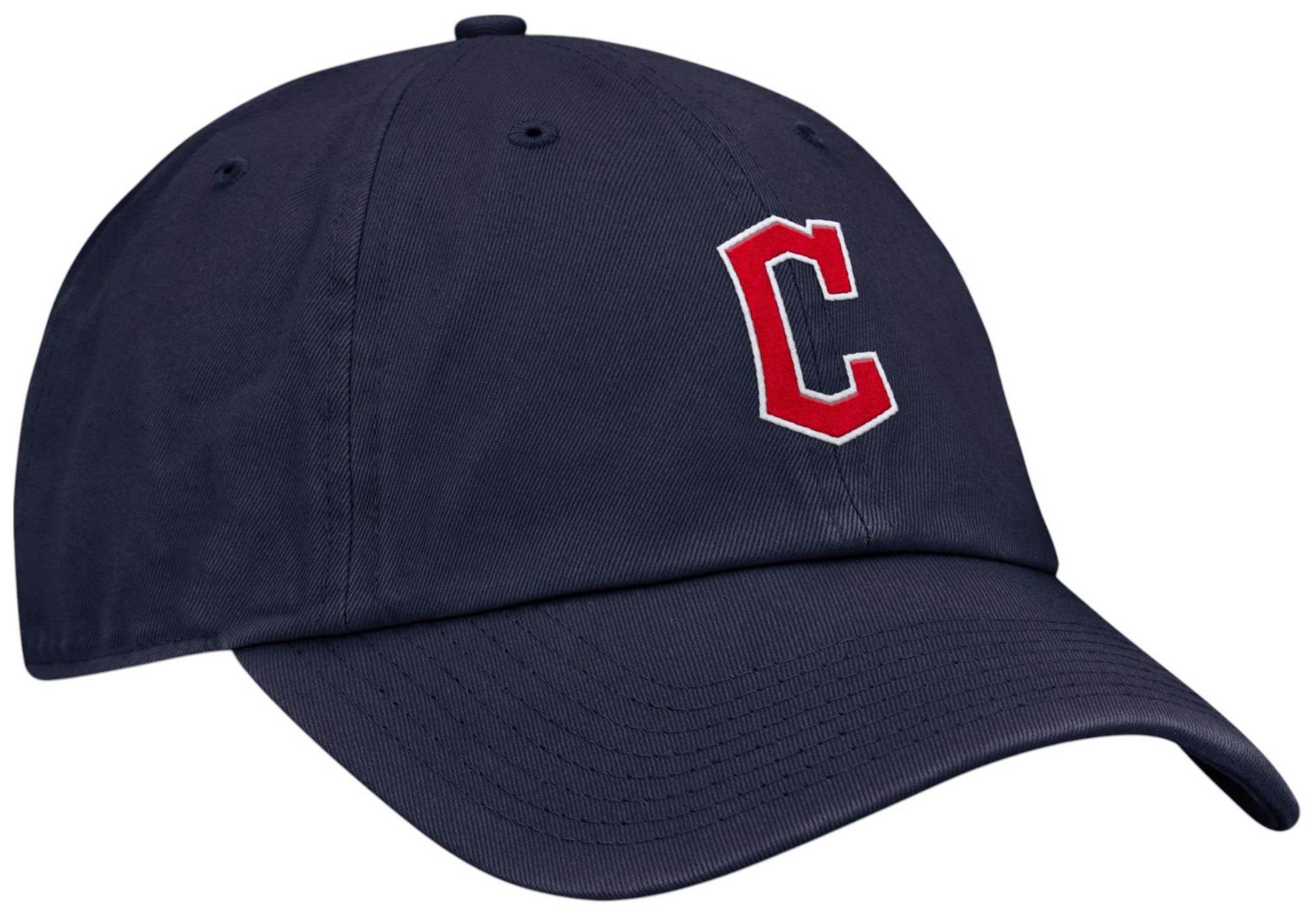 Nike Adult Cleveland Guardians Navy Evergreen Club Adjustable Hat product image