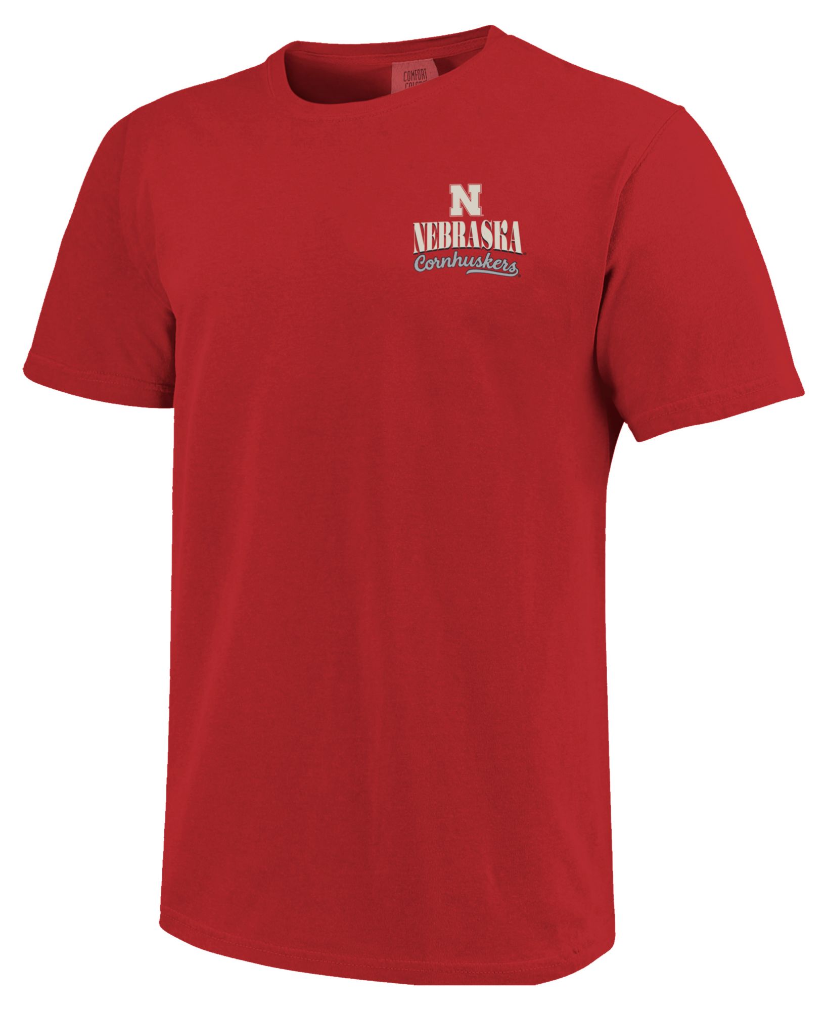 Image One Men's Nebraska Cornhuskers Red Arch Script T-Shirt product image