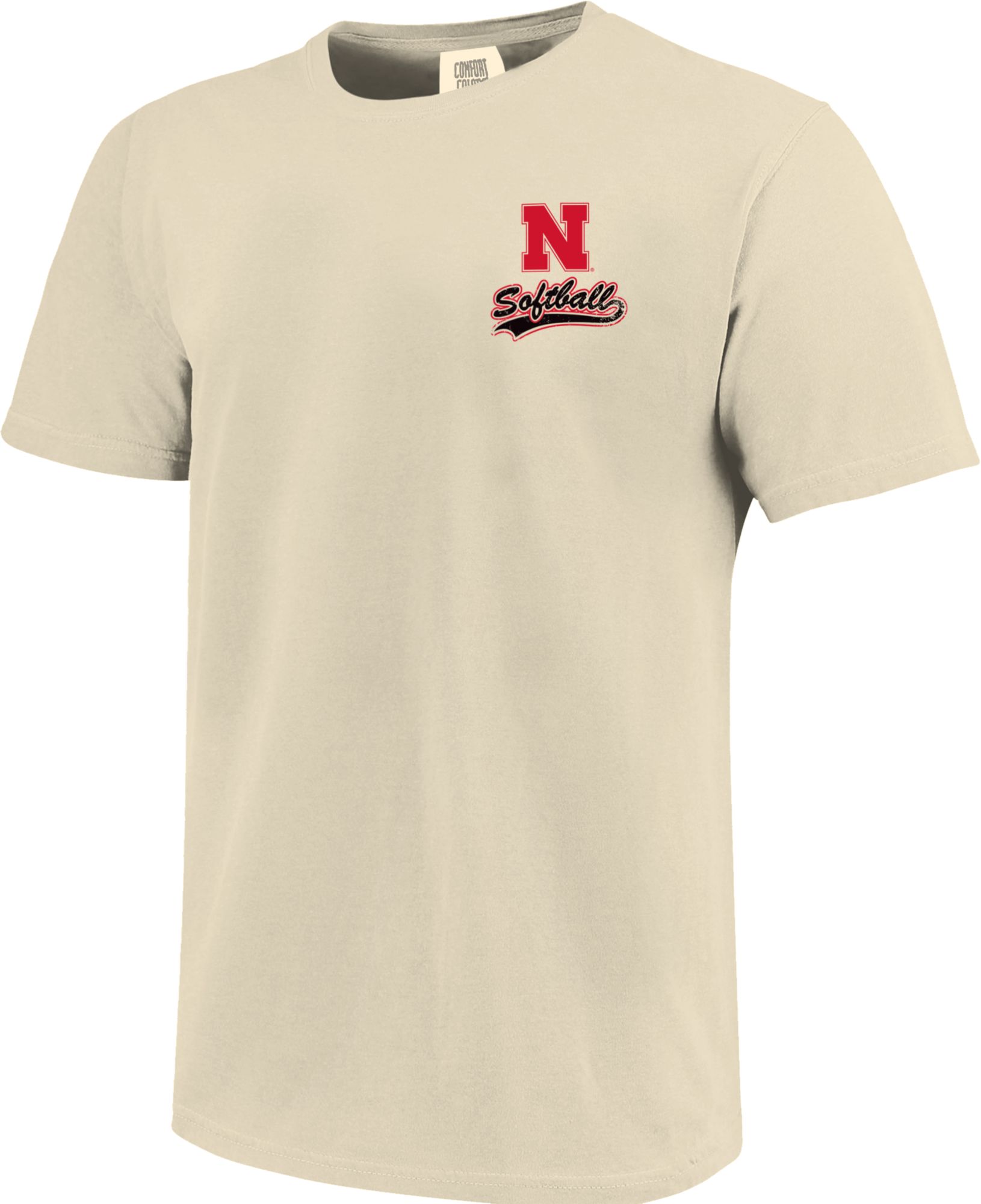 Image One Men's Nebraska Cornhuskers Ivory Retro Vibe T-Shirt product image