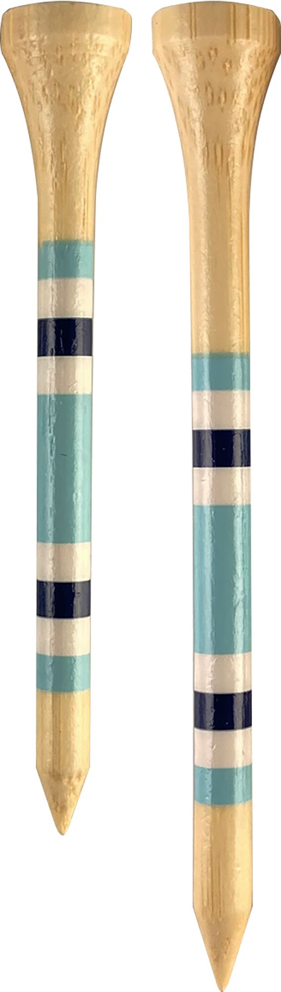 Pride Nova Bamboo 3.25" Blue/White/Navy Golf Tees - 45 Count product image