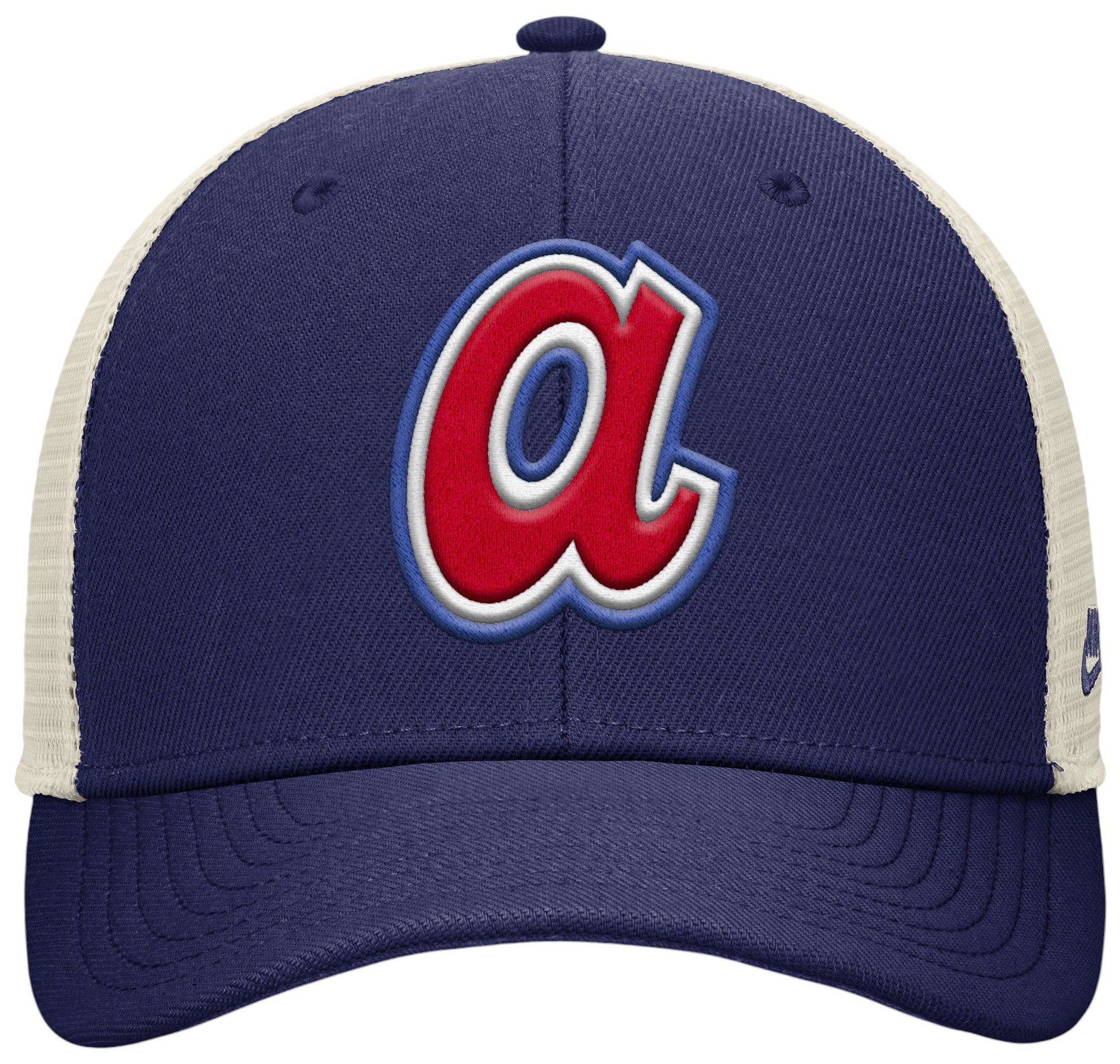 Nike Adult Atlanta Braves Blue Cooperstown Club Adjustable Trucker Hat product image