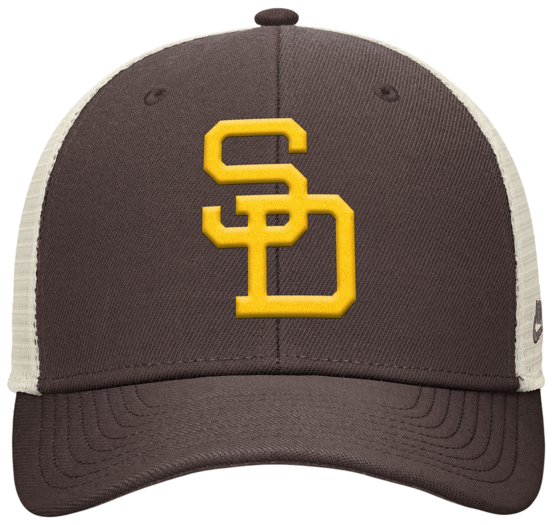 Nike Adult San Diego Padres Brown Cooperstown Club Adjustable Trucker Hat product image