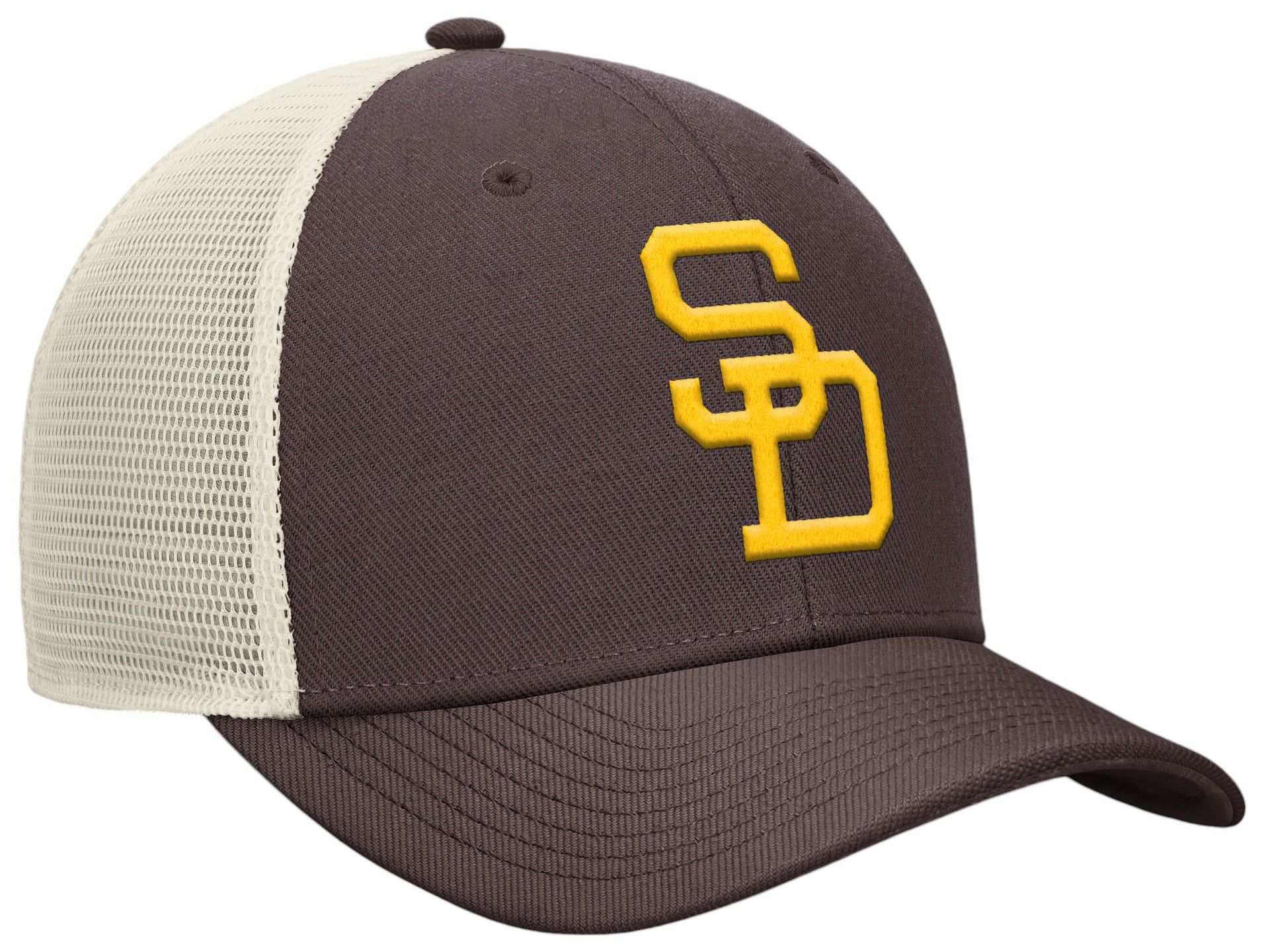 Nike Adult San Diego Padres Brown Cooperstown Club Adjustable Trucker Hat product image