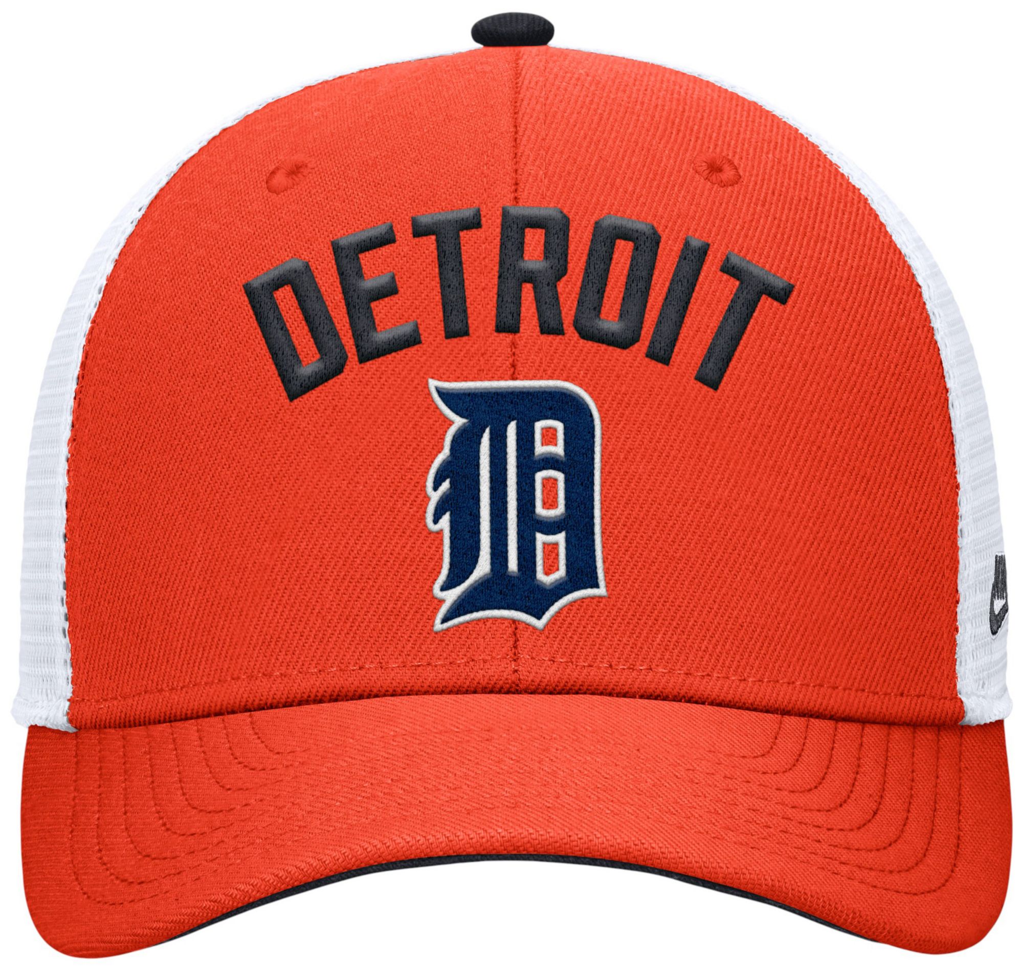 Nike Adult Detroit Tigers Orange Rise Trucker Hat product image