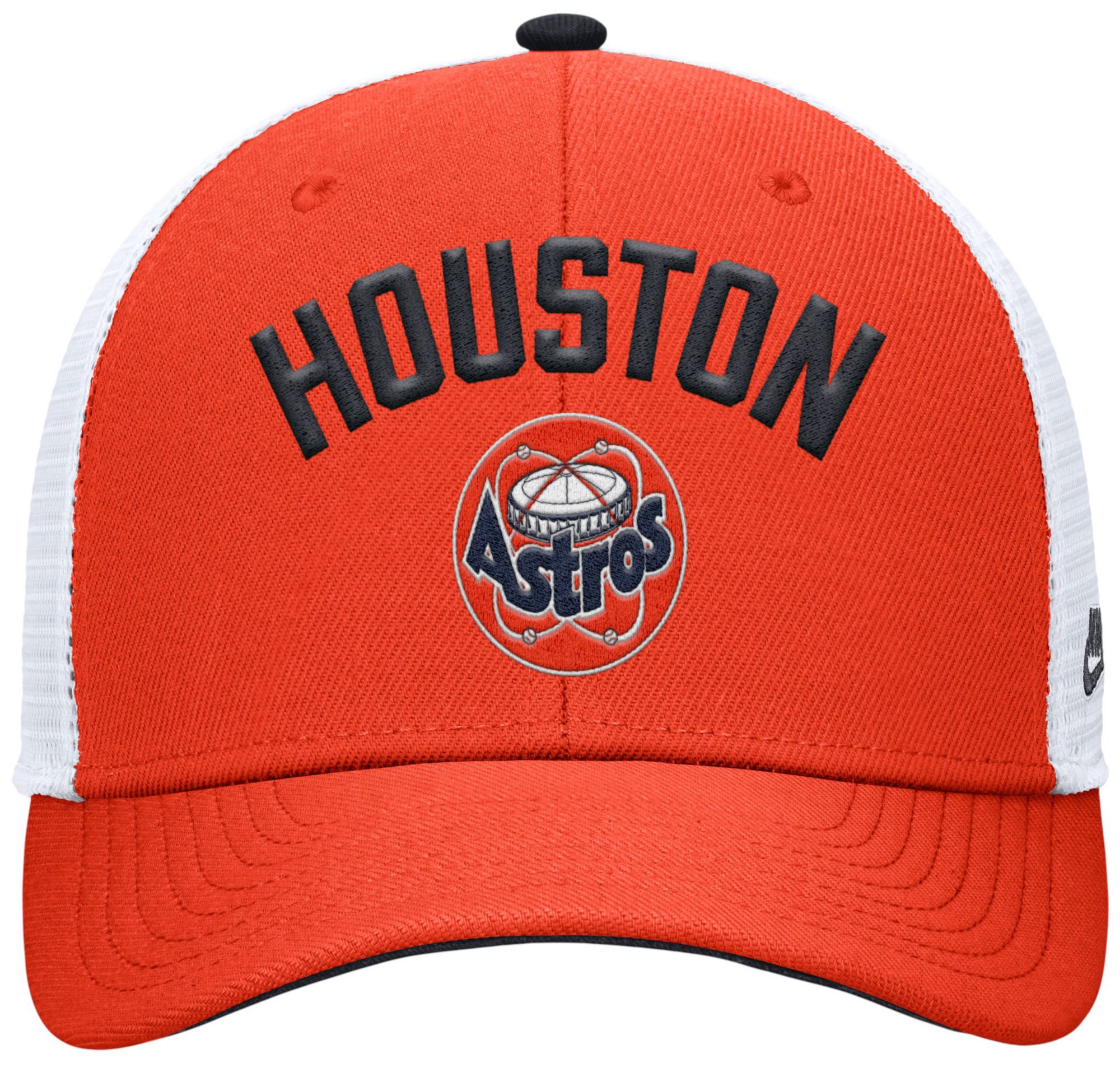 Nike Adult Houston Astros Orange Rise Trucker Hat product image