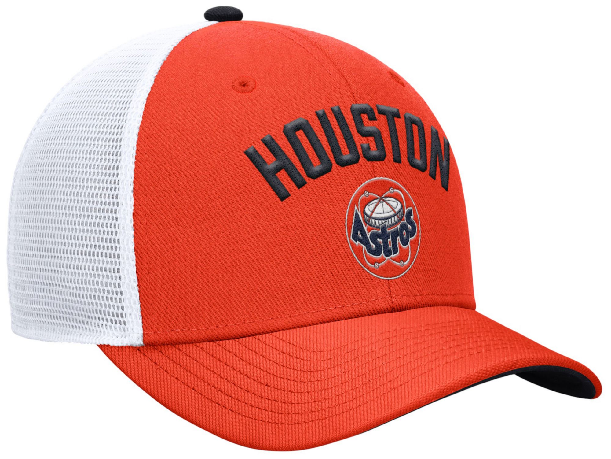 Nike Adult Houston Astros Orange Rise Trucker Hat product image