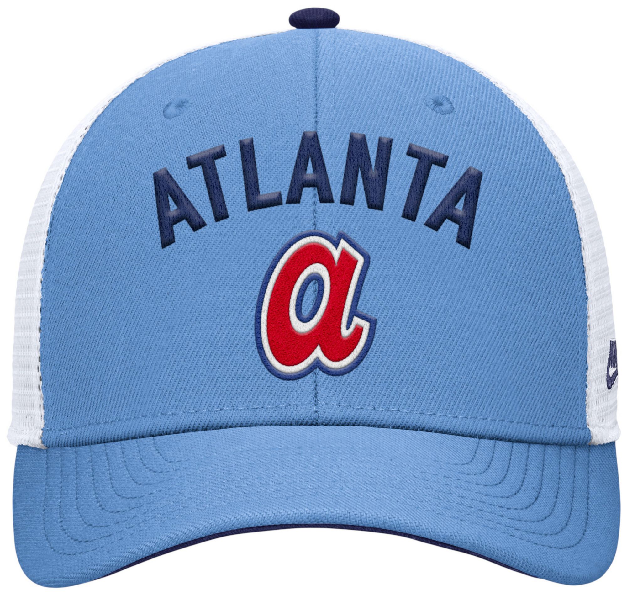 Nike Adult Atlanta Braves Light Blue Rise Trucker Hat product image
