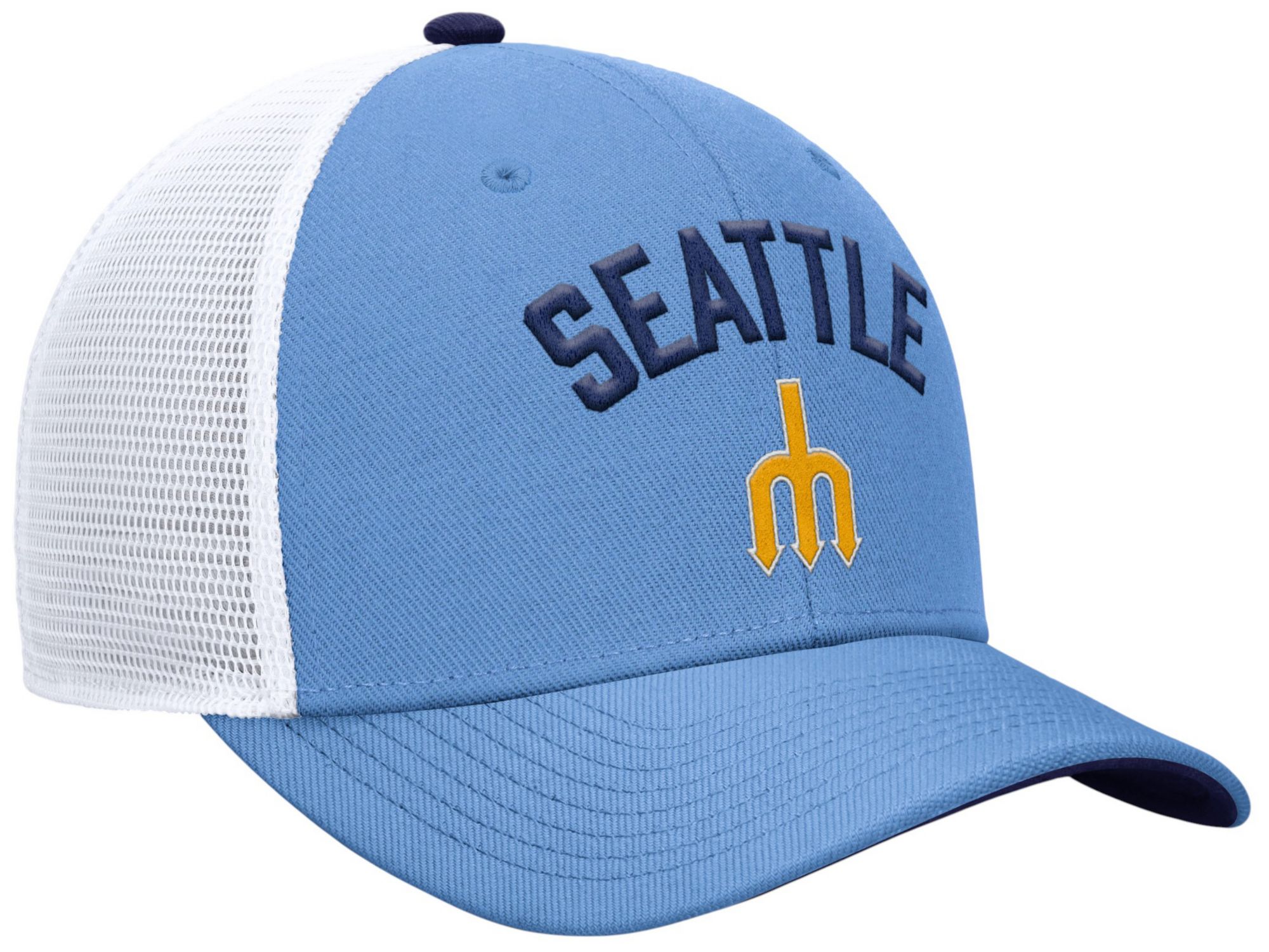 Nike Adult Seattle Mariners Light Blue Rise Trucker Hat product image