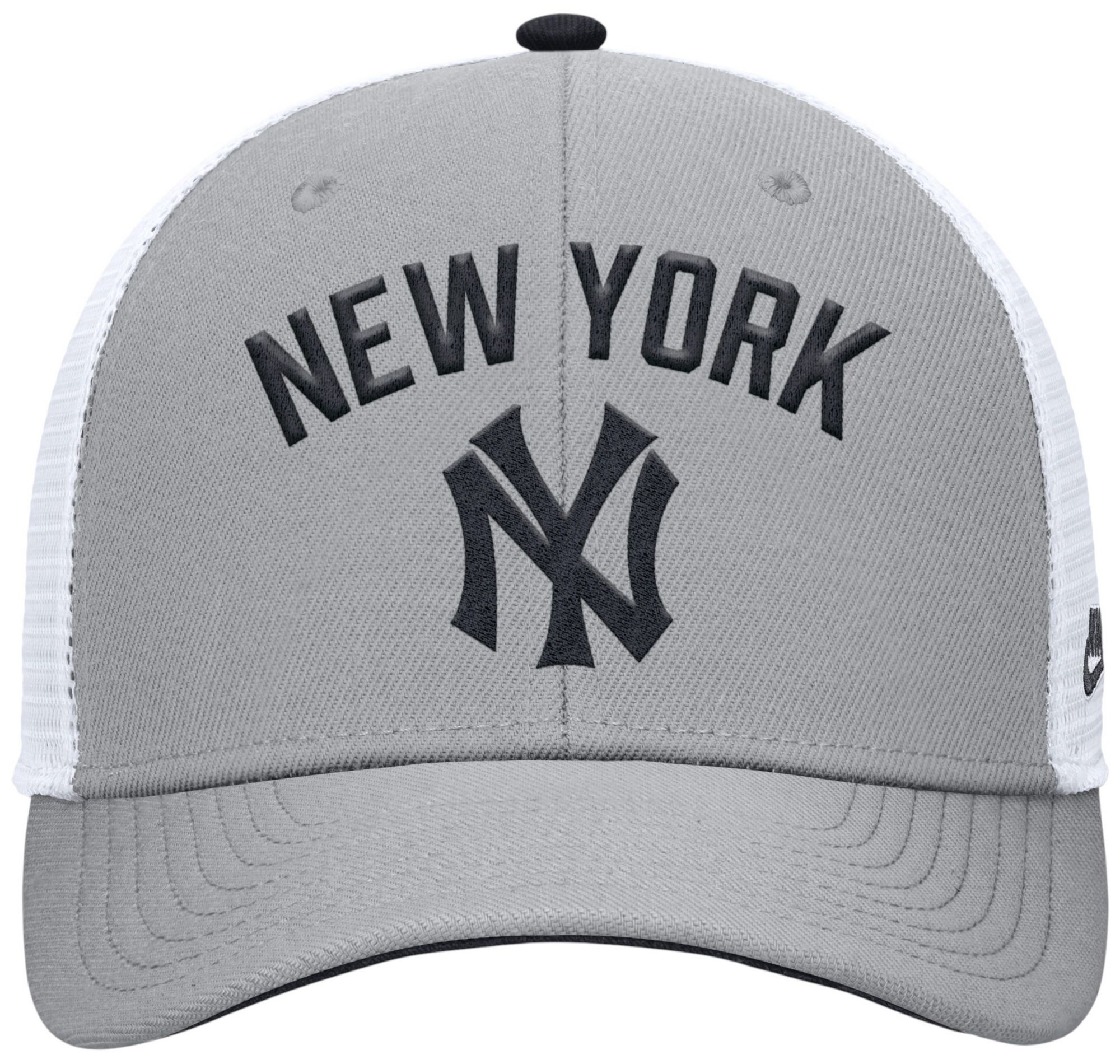 Nike Adult New York Yankees Gray Rise Trucker Hat product image